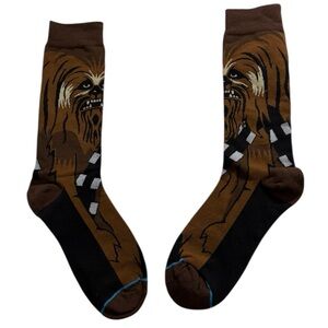 Star Wars Chewbacca Character 360 Crew Socks NWT
